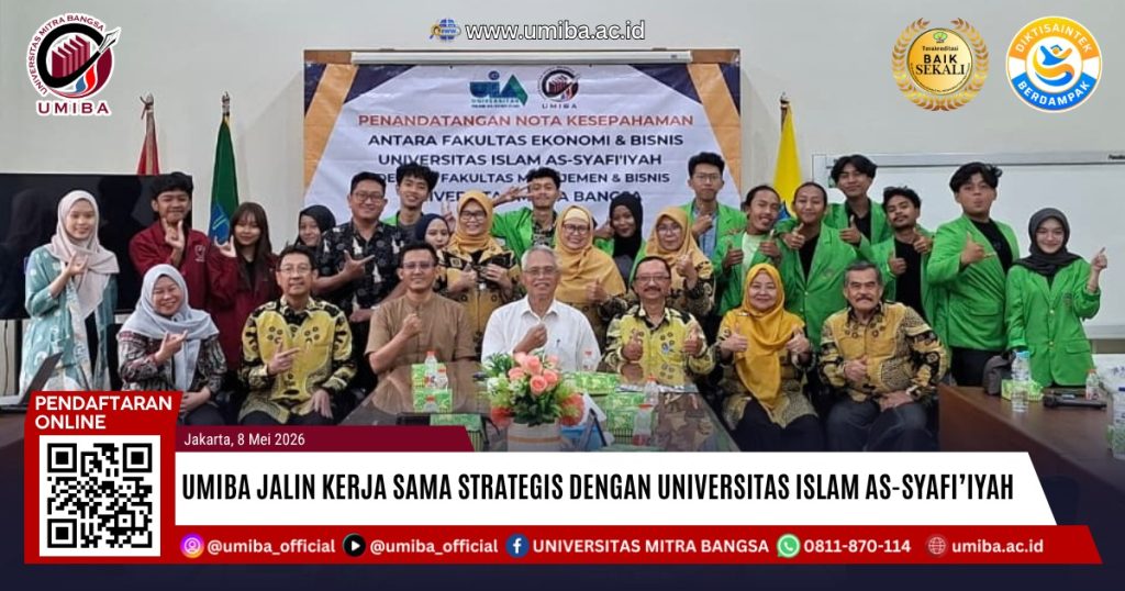 UMIBA Jalin Kerja Sama Strategis dengan Universitas Islam As-Syafi’iyah