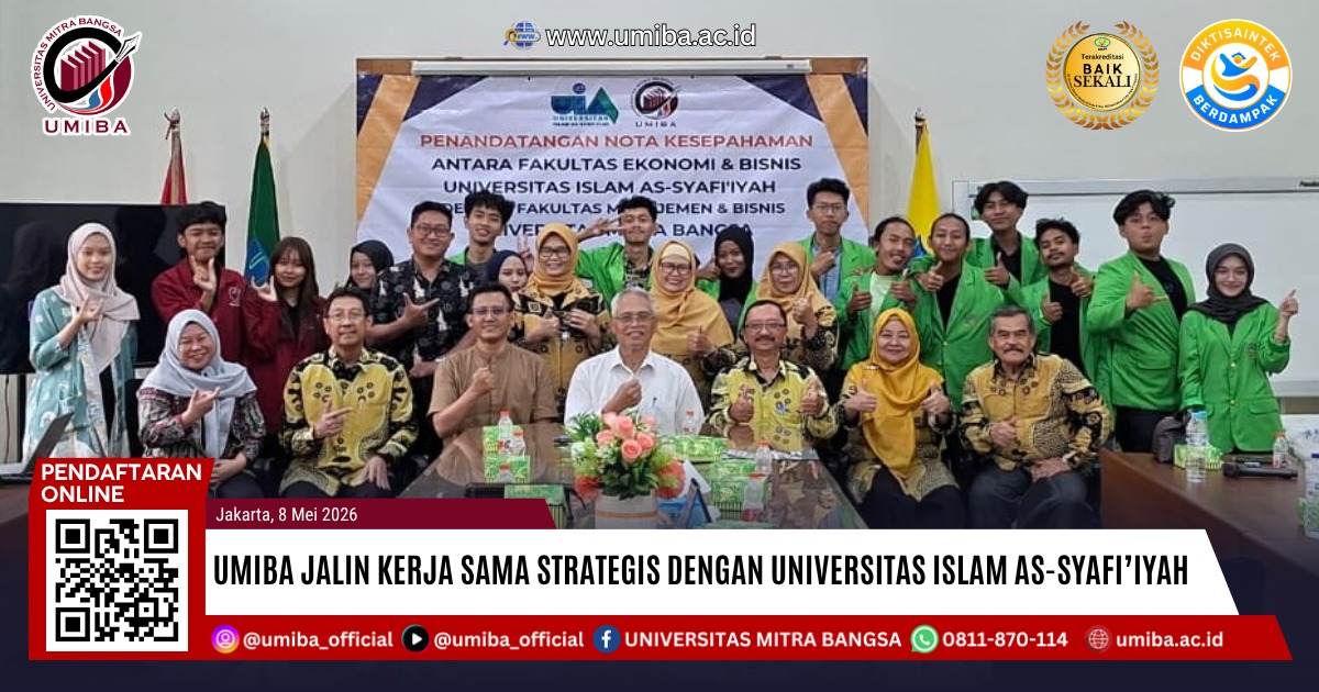 UMIBA Jalin Kerja Sama Strategis dengan Universitas Islam As-Syafi’iyah