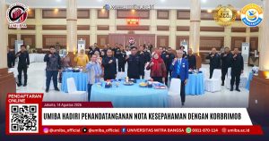 (MoU) antara UMIBA dan Korbrimob