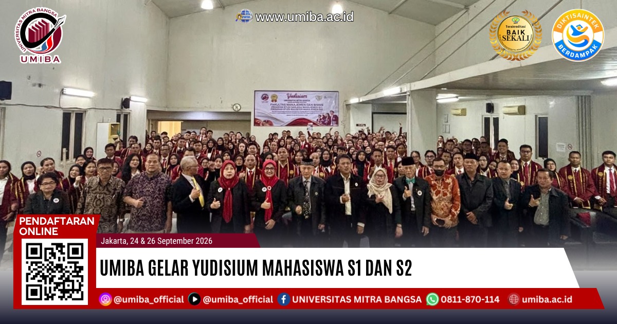 [12.49, 3/10/2026] .png: oke sob hati hati [13.57, 3/10/2026] Aldi IMMI: UMIBA Gelar Yudisium Mahasiswa S1 dan S2